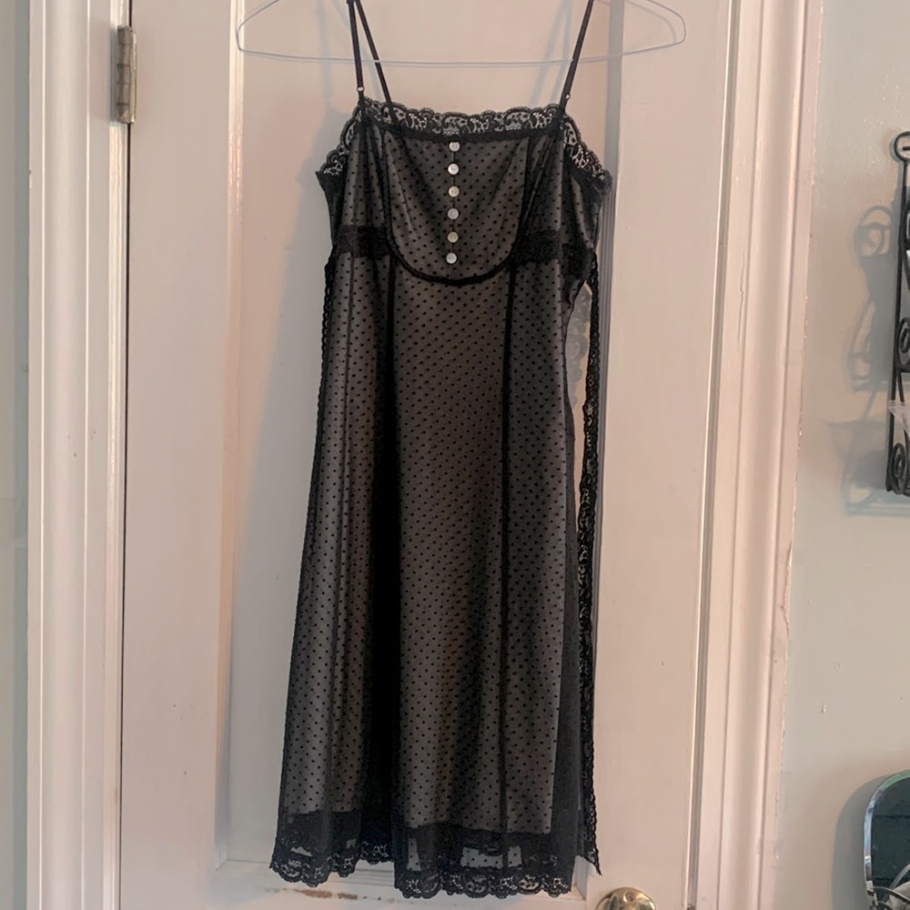 Black lace dress, size small